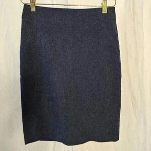 Ann Taylor Loft Size 0 Blue Pencil Skirt